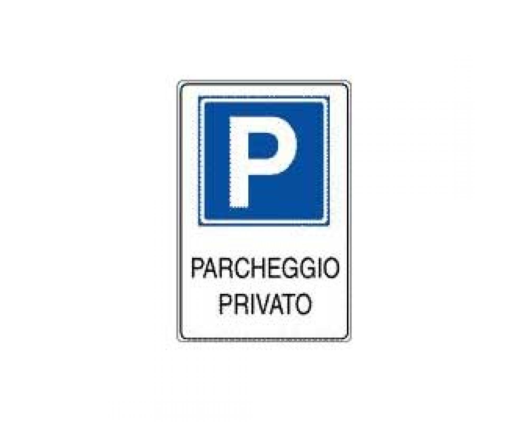 Cartello parcheggio privato