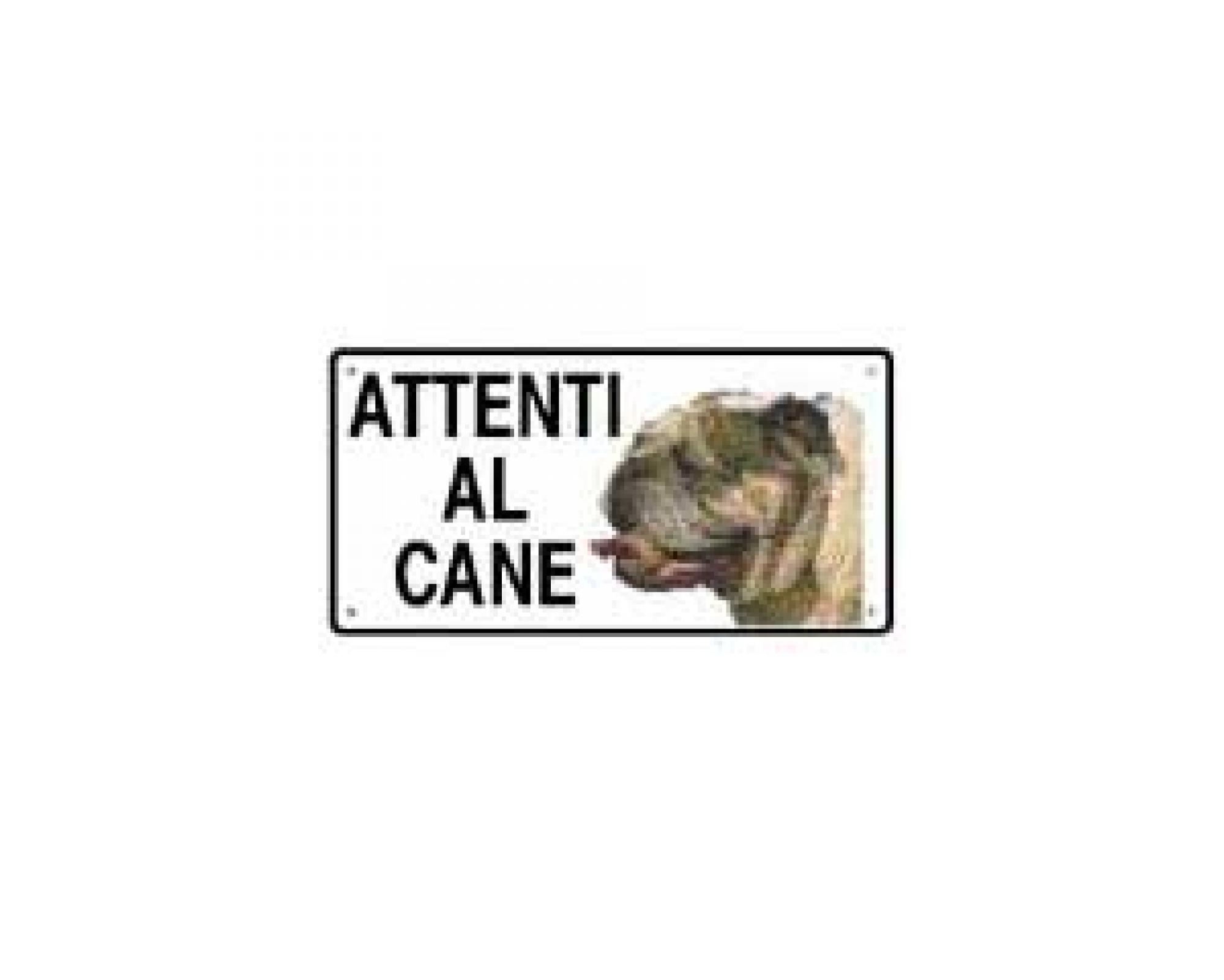 Cartello attenti al cane