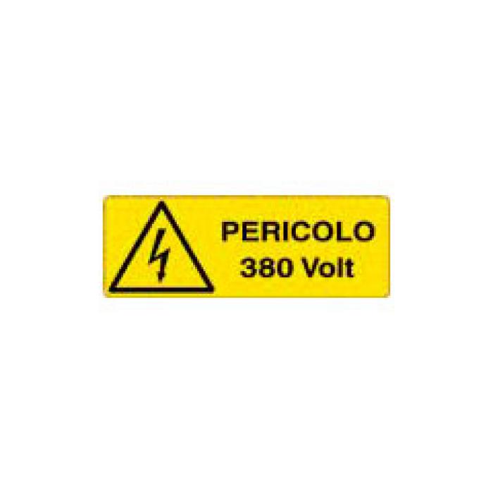 Pittogrammi di pericolo elettrico adesivi - 220 V | Seton