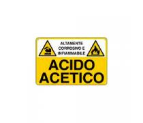 Cartello Pericolo Sostanze Pericolose 400x300 Mm - Vsafety, Segnaletica Di Sicurezza EN ISO 7010, Plastica Rigida Con Adesivi